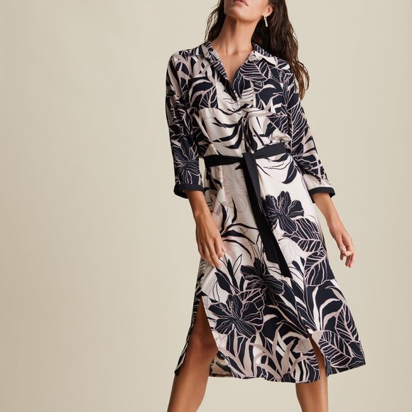 Joseph Ribkoff Dresses & Skirts - Joseph Ribkoff NWT Beige Floral Dress